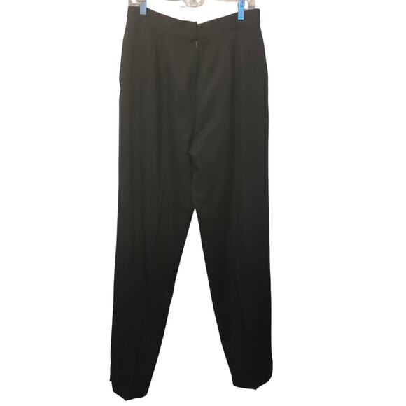 Dana Buchman Black Fully Lined 100% Pure Wool Closet Staple Business Pants 14 - Picture 2 of 5